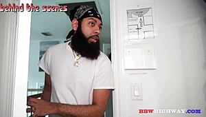 Majiik Montana explores BBW highway backstage action!