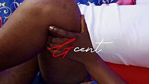 Wow, Ebony Couple Getting It On Hard!