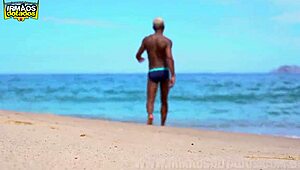 yo, found this hot guy at the beach and just went for it, ya know?