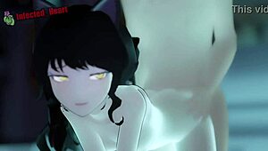 Blake handles outdoor challenges in the cartoon loop