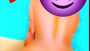 megan on knees in nude challenge, ebony petite orgasms 😍