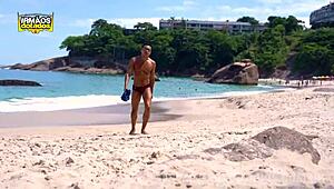 yo, found this hot guy at the beach and just went for it, ya know?