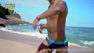 yo, found this hot guy at the beach and just went for it, ya know?