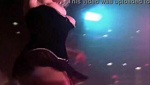 shayla laveaux performs striptease live on stage