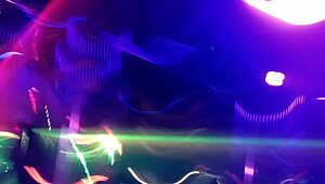 Wow, spying on Anny dancing at the naughty house!