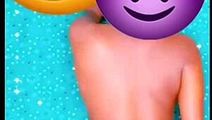 megan on knees in nude challenge, ebony petite orgasms 😍