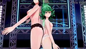 Tatsumaki and Fubuki in a fun dance routine