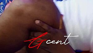 Wow, Ebony Couple Getting It On Hard!