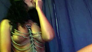 BDSM Masked Mistress In Bondage Scene