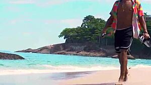 yo, found this hot guy at the beach and just went for it, ya know?