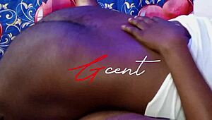 Wow, Ebony Couple Getting It On Hard!