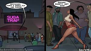 Sugar Trap Strip Club Pole Dancing Competition With Ebony Stripper