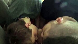 When All Three Brothers Relax On The Sofa