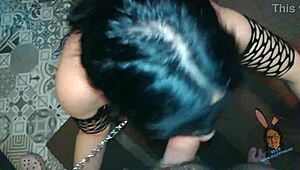 Rough anal domination with dildo and licking