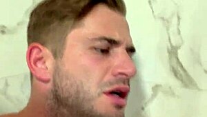 shower time with wet bathing fun