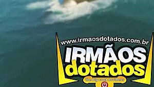 yo, found this hot guy at the beach and just went for it, ya know?