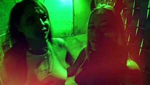 Vivi and Nicole Brazil get hot and heavy at the Point Mix nightclub