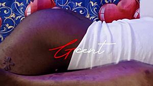 Wow, Ebony Couple Getting It On Hard!