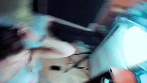 Wow! She's an Amazing Deepthroater on Webcam with Cosplay Gagging