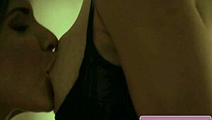 Amazing natural big tit lesbian babes penny barber and romi rain finger fuck deep and toy their pussies for strong orgasms