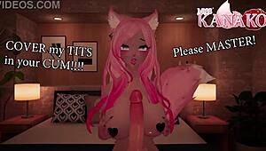 Catgirl Tit Fucks Master – Cover Me in Cum, I'm So Horny!