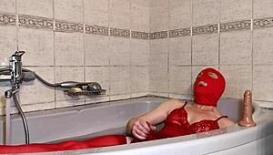 Santa relaxes after christmas