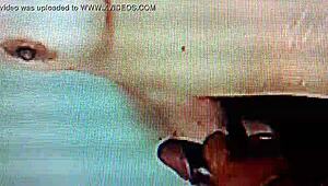 Hidden Indian Couple Close-Up On Bed