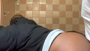 we had a quickie in the public bathroom before our movie, creampie and all