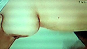 Hidden Indian Couple Close-Up On Bed