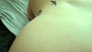 Asian Babe With Big Ass Bounces On Big Black Cock Anal Creampie