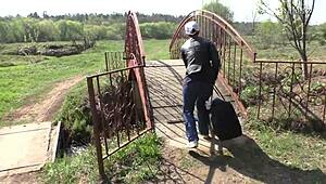 Natasha Posing with Raw Emotion in Hairy Striptease Scene