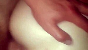 Doggystyle fucking my girlfriend's big ass bent over with monster cock for intense orgasm