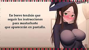 Brujita Timida DOMINATES Anal JOI in Spanish