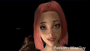 i'm caught in sakura and hinata's futa sandwich pov