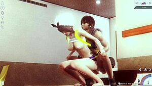 Weird Pose in 3D Porn