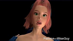 i'm caught in sakura and hinata's futa sandwich pov