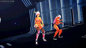 Half-Naked Girls Dancing And Singing In Yoiyoi Kokon