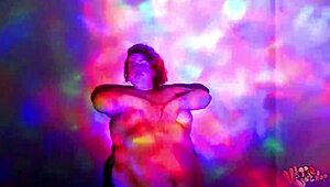 Hey, watch this BBW goddess dance naked with oiled curves!