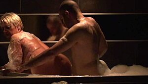 Chubby BBW Rips Clothes In Bath