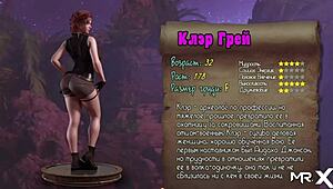 In the animated world of TreasureofNadia, the redhead girl craves her pussy to be masturbated intensely in episode 2 41