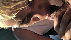 Asspredateur gets sloppy blowjob from tinder slut in car