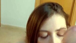 rica gives padrastro a deep blowjob before hardcore pounding