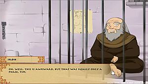 In this anime game, the four elements trainer continues the love story in book 2 part 3.