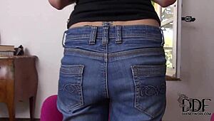 chloe toy undresses for anal play