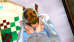 Cleopatra Queen Gets Ass Fucked By Silver Man In Hentai 3D!