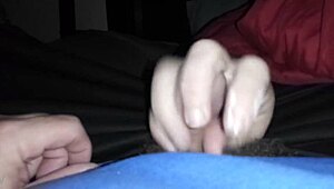 Sarah Gives Intense Handjob to Hard Cock