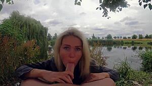 Blonde Fetish Fatality Body Gets Intense Blowjob