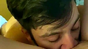 Latina Teen Sucking Hairless Pussy