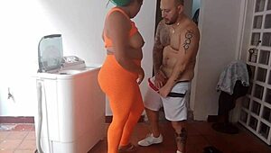 Wow, Latina Prostitute Gets Her Ass Checked By Technician's Big Cock!
