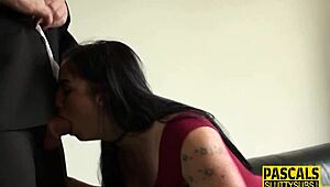 Fetish Brunette In Pantyhose Gets Fingered